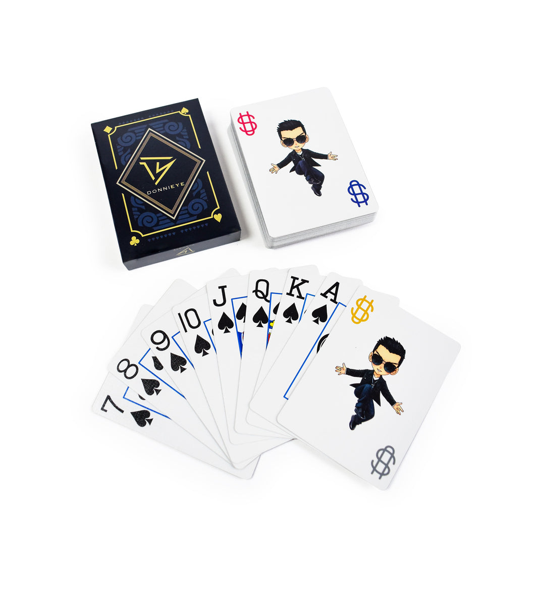 DONNIEYE PLAYING CARD GOLD